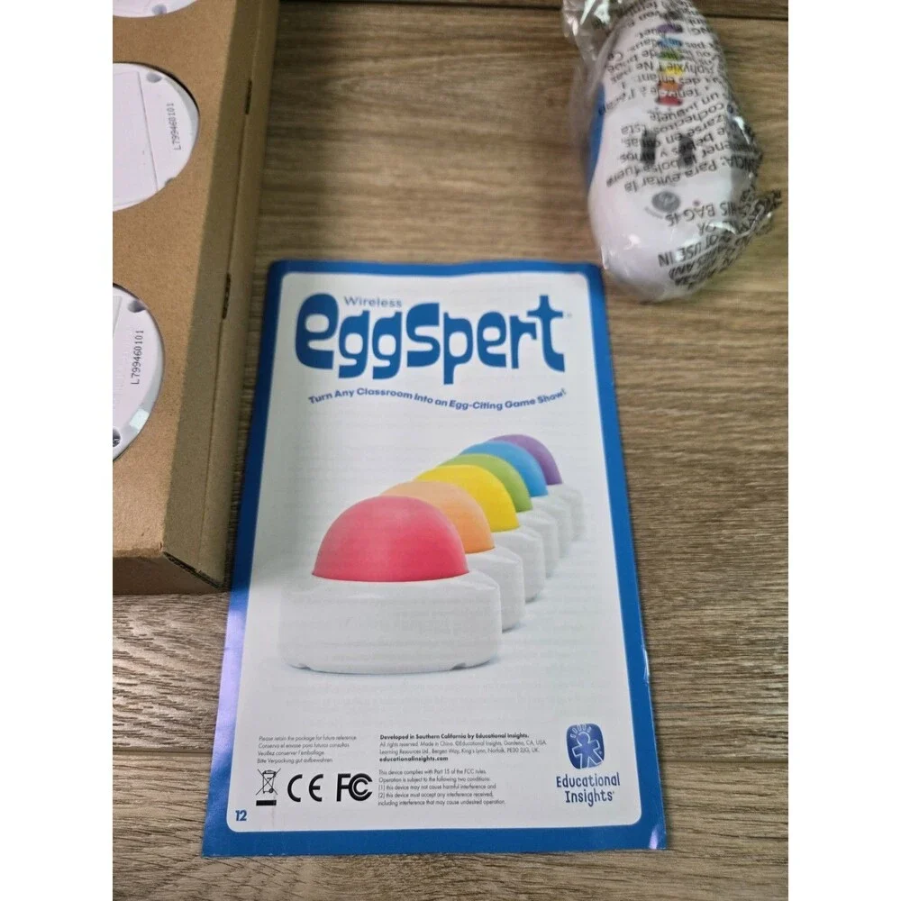 Wireless Eggspert Buzzer Game Complete Educational Classroom